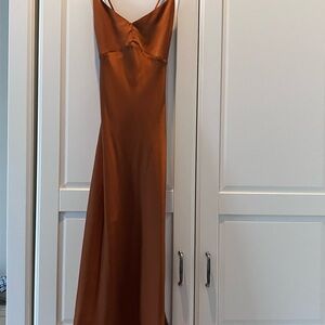 Abercrombie & Fitch Copper Maxi Dress